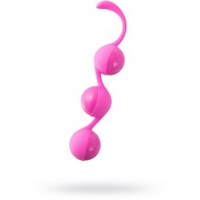 Вагинальные шарики со смещенным центром тяжести «Seven Creations», цвет розовый, Gopaldas F0118R40PGAL, длина 13 см.