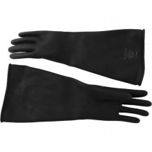 Резиновые перчатки «Thick Industrial Rubber Gloves», цвет черный, размер OS, Mister B MB330780, One Size (Р 42-48), со скидкой