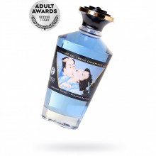 Массажное масло с ароматом «Кокосовое волнение», 100 мл, Shunga 2210, цвет голубой, 100 мл.