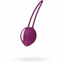 Любовный шарик «SmartBall Uno» для тренировки мышц влагалища, цвет фиолетовый, Fun Factory FNF33165, длина 12 см.