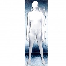 Костюм-чулок на тело «Asylum Second Skin», цвет белый, размер S/M, Topco Sales TS1013012