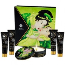 Набор для эротического массажа «Organica Exotic Green Tea», Shunga E27683, со скидкой