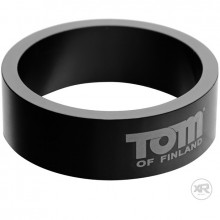 Эрекционное кольцо из металла «Tom of Finland», цвет серый, XRTF3908, диаметр 4.5 см.
