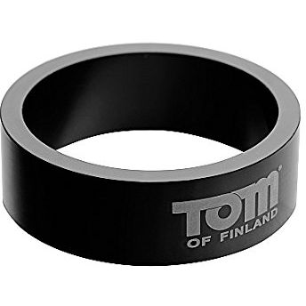 Эрекционное кольцо из металла «Tom of Finland», цвет серый, XRTF3909, диаметр 5 см., со скидкой