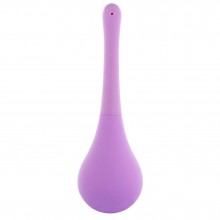 Анальный душ «Squeeze Clean», цвет фиолетовый, Gopaldas DEL9793, из материала Силикон, длина 23 см.