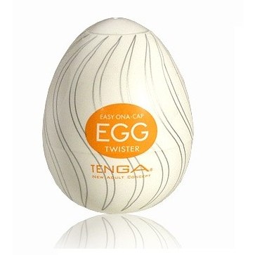Оригинальный японский мастурбатор Tenga «Egg Twister», цвет белый, E21708, длина 7 см., со скидкой