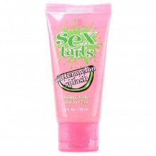 Оральный лубрикант «Sex Tarts Lube», объем 59 мл, вкус «Арбуз», Topco Sales TS1035659, из материала Водная основа, цвет Розовый, 59 мл.