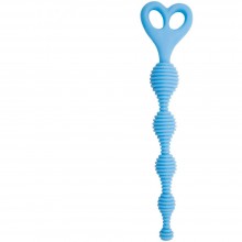 Анальные бусы «TLC Bum Buddies Anal Beads» от компании Topco Sales, цвет голубой, TS1003028, длина 26.7 см.
