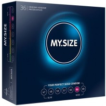 Презервативы «My Size - № 64», 1 шт, E27219, цвет прозрачный, длина 22.3 см.