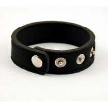 Эрекционное кольцо «Neoprene Snap Perfect Fit», цвет черный, E25838, со скидкой