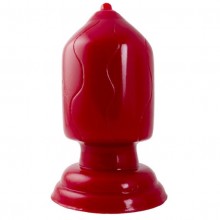 Анальная пробка «TSX Assinine Number 2 Red» от компании Mister B, цвет красный, MB779040, длина 23 см., со скидкой