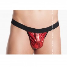 Соблазнительные мужские стринги «Gaspard» с эффектом Wet Look от компании Me Seduce, цвет красный, размер L/XL, Gaspard-R-3, со скидкой