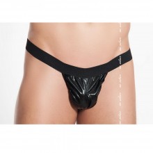 Соблазнительные мужские стринги «Gaspard» с эффектом Wet Look от компании Me Seduce, цвет черный, размер L/XL, Gaspard-BL-3