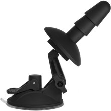 Аксессуар-крепление на поверхность с плагом «Vac-U-Lock - Deluxe Suction Cup Plug» от компании Doc Johnson, цвет черный, 1010-14 BX DJ, длина 16.51 см.