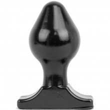 Большая анальная пробка для фистинга «All Black - Ab72», цвет черный, O-Products 115-AB72, из материала ПВХ, длина 16 см., со скидкой