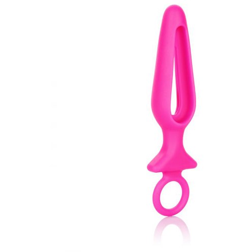 Полая силиконовая анальная пробка Booty Call «Silicone Groove Probe», цвет розовый, California Exotic Novelties SE-0393-41-2, 126706 - купить в СексФист