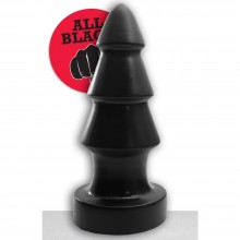 Анальнай плаг-елочка-гигант «All Black - Ab 57», длина 41 см, O-Products 115-AB57, из материала Винил, цвет Черный, длина 41 см.