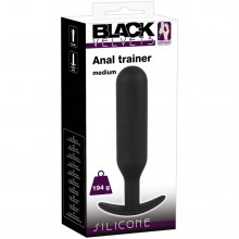 Средняя утяжеленная анальная пробка «Anal Trainer by Black Velvets Medium», длина 18 см.