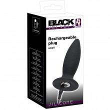Перезаряжаемая силиконовая анальная пробка Black Velvets «Recharge Plug S», цвет черный, You 2 Toys 5927900000, коллекция You2Toys, длина 11 см.