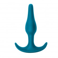 Силиконовая анальная пробка Spice It Up «Starter» для ношения, цвет голубой, Lola Toys INS8007-03lola, бренд Lola Games, длина 8.5 см.