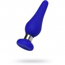 Анальная силиконовая втулка ToDo by Toyfa Сlassic, размер S, синяя, длина 10 см, диаметр 3 см, ToyFa 357009, длина 10 см., со скидкой