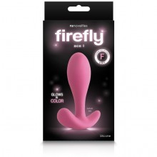 Анальный плаг для ношения Firefly - «Ace I - Pink», цвет розовый, NS Novelties NSN-0476-34, коллекция Firefly Pleasure, длина 10.4 см., со скидкой