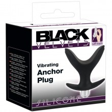 Анальный плаг расширитель «Vibrating Anchor Plug» из серии Black Velvets от You 2 Toys, цвет черный, 5895430000, бренд Orion, длина 10.3 см.