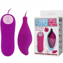 Baile «Лепесток» вибропуля с 12 скоростями вибрации на проводном управлении, BI-014149, цвет фиолетовый, длина 8 см.