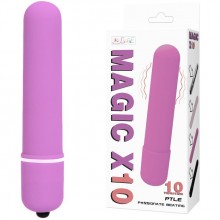 Baile «Magic X10» розовая вибропуля, длина 10.2 см.