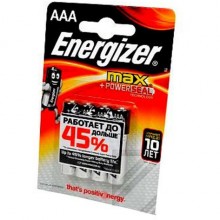 Батарейки «AAA Energizer Max LR03», цена за 1 шт, E300157303P, 4 мл.