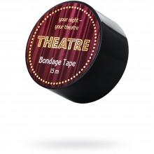 Бондажный скотч «Theatre», цвет черный, TOYFA 704025, 15 м.