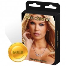 Ann Devine «Sexy» золотистая цепочка с подвеской в виде слова «Sexy», цвет золотой