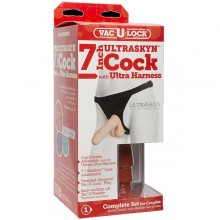 Doc Johnson «Ultra Harness UR3 6in» трусики с насадкой Vac-U-Lock, длина 18 см, 1050-15 BX DJ, длина 18 см.