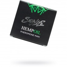 Мужские духи с феромонами и экстрактом конопляного масла «Hempoil», объем 5 мл, Парфюм Престиж SL-Hemp-M-5, из материала Масляная основа, цвет Прозрачный, 5 мл.