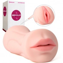 Двухсторонний мастурбатор вагина-ротик «Debby» от компании Svakom, цвет телесный, ZW6, длина 17.8 см.