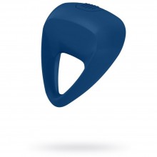Эрекционное кольцо OVO «B9», цвет синий, диаметр 2.5 см.