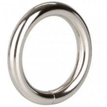 Эрекционное кольцо неэластичное «Silver Ring» от компании California Exotic Novelties, диаметр 4 см, SE-1400-05-2, бренд CalExotics, из материала Пластик АБС, цвет Серебристый, диаметр 4 см., со скидкой