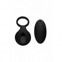 Силиконовое эрекционное кольцо SONO «№75 Black», цвет черный, Shots Media SH-SON075BLK, диаметр 4 см.
