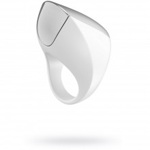 Эрекционное перезаряжаемое кольцо на половой член, OVO «A1», из материала Силикон, цвет Белый, длина 5.6 см.