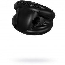 Широкое плотное эрекционное виброкольцо «Vibe Ring - Strength», цвет черный, Bathmate BM-VR-SG, диаметр 2.5 см.