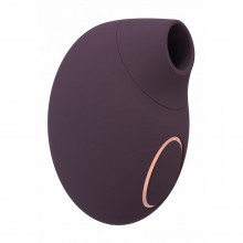 Эргономичный женский вакуумный клиторальный вибратор «Seductive Purple», длина 8.8 см.
