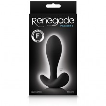 Анальная пробка-стимулятор для ношения Renegade - «Pillager I - Black», цвет черный, NS Novelties NSN-1106-53, длина 10.4 см., со скидкой