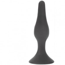 Втулка анальная Sex Expert, цвет черный, длина 130 мм, диаметр 38 мм, SEM-55038, длина 13 см.