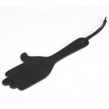 Черная шлепалка в виде руки «Give Me Five Paddle», длина 34 см, бренд EroticFantasy, из материала Искусственная кожа, длина 34 см.