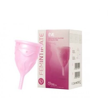 Eve - Talla многоразовая менструальная чаша, размер L, бренд Adrien Lastic, длина 6 см.