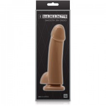       Elements Smooth 5 Inch Dildo - Brown,  , NS Novelties NSN-0929-02,   TPE,  14.6 .