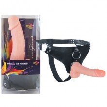 Фаллоимитатор на трусиках «Harness Sex Partner», EE-10069, бренд Bior Toys, из материала ПВХ, коллекция Erowoman - Eroman, длина 18 см.