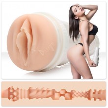 Мужской мастурбатор-вагина в тубе «Abella Danger» от компании Fleshlight, цвет телесный, 14889, из материала Super Skin, длина 25 см.