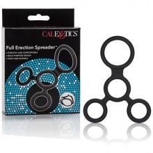 Эрекционное кольцо «Full Erection Spreader», цвет черный, CalExotics SE-1426-20-3, длина 3.2 см., со скидкой
