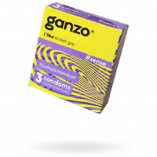 Ganzo «Sense» ультратонкие презервативы, длина 18 см.